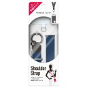 PGA ストラップホルダー付 ショルダーストラップ 平紐タイプ ネイビー Premium Style ネイビー PG-SDSTF02NV(2)