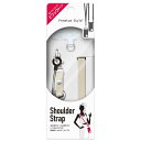 PGA ストラップホルダー付 ショルダーストラップ 2フックタイプ ベージュ Premium Style ベージュ PG-SDSTW04BE(2)