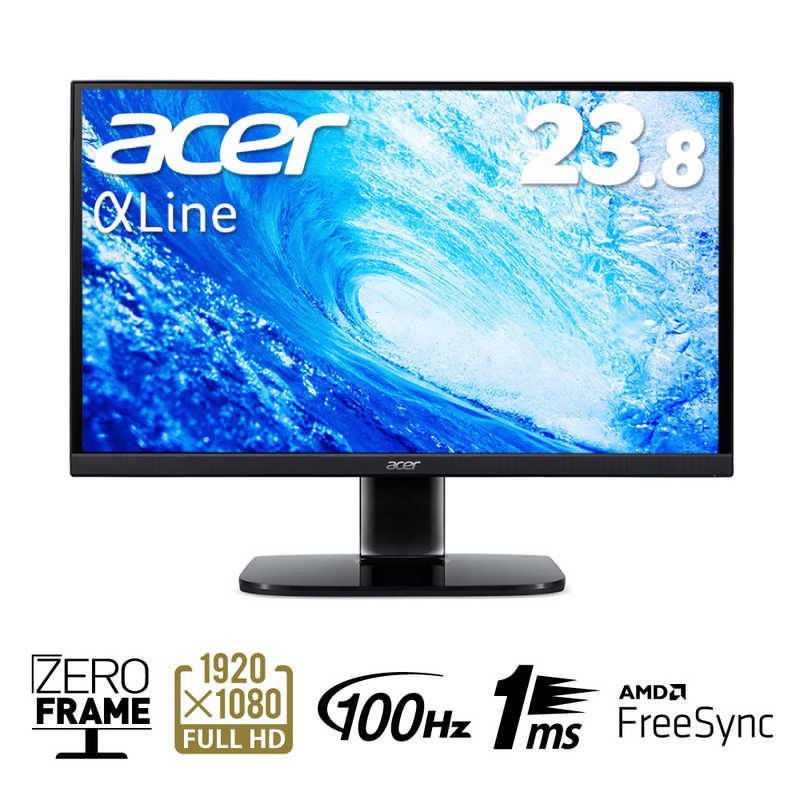 ACER エイサー　液晶ディスプレイ ［23.8型 /フルHD(1920×1080) /ワイド］　KA240YHbmix