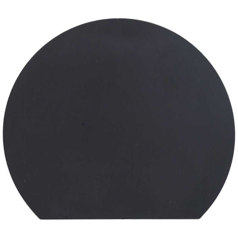 アイメディア　食洗機対応丸いまな板耐熱エラストマー ブラック小　1009855