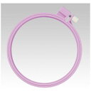 クロバー カラフル刺しゅう枠12cm パープル 57-263