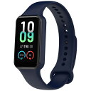 アースリボーン　Amazfit Band 7 シリコン替えバンド ネイビー アマズフィット ネイビー　sp200052C12