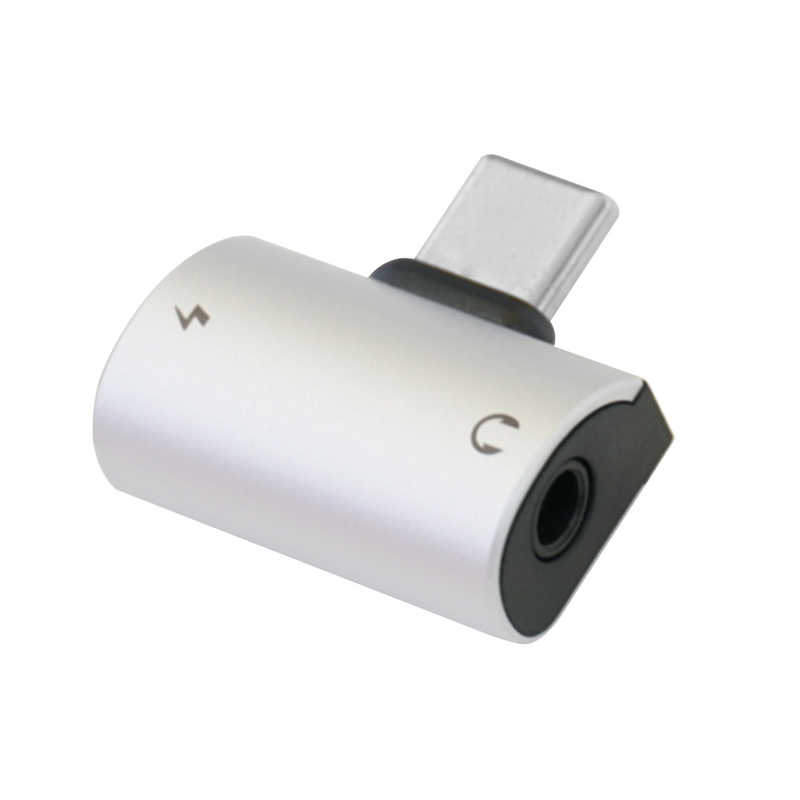 FSC　イヤホン端子変換アダプターType-C用＜シルバー＞　FSDACADC35NCJYSV