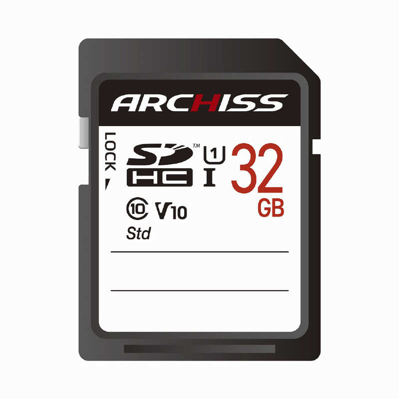 ARCHISS アーキス　SDHCカード Standard (Class10/32GB)　AS-032GSD-SU1