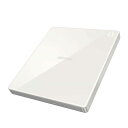 BUFFALO スマホ用CDレコーダー「ラクレコ」DVD再生&microSDスロット搭載モデル ホワイト RR-PW2-WH