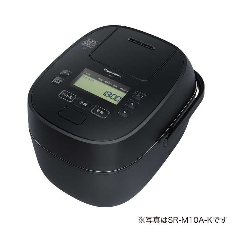 おどり炊き ECJ-XW100 パナソニック　Panasonic　炊飯器 1升 (おどり炊き)可変圧力IH ブラック K　SR-M18A-K