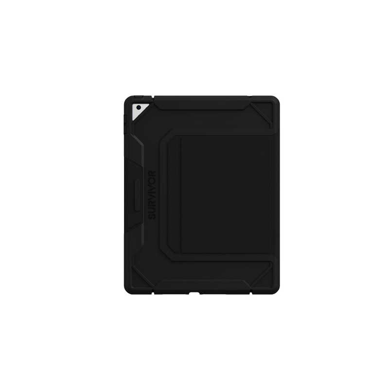 FOX@10.2C` iPad(9/8/7)p Survivor Rugged Folio@GIPD-026-BLK