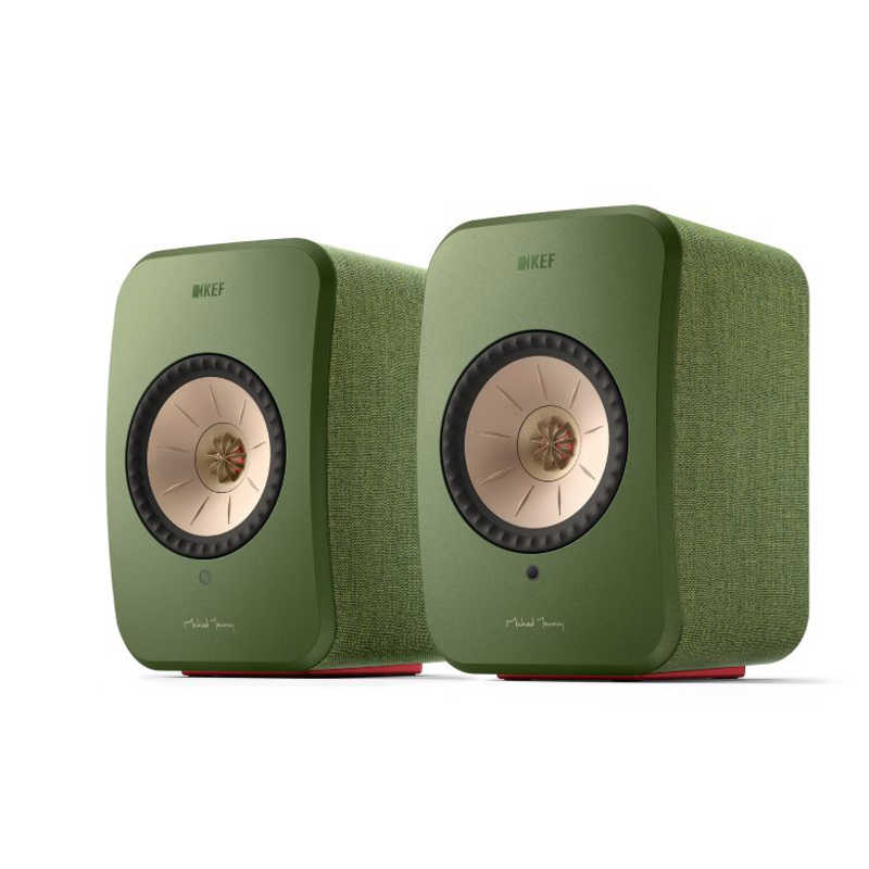 KEF JAPAN LSX II (オリーブグリーン) OLIVEGREEN ワイヤレスHiFi スピーカー ペア