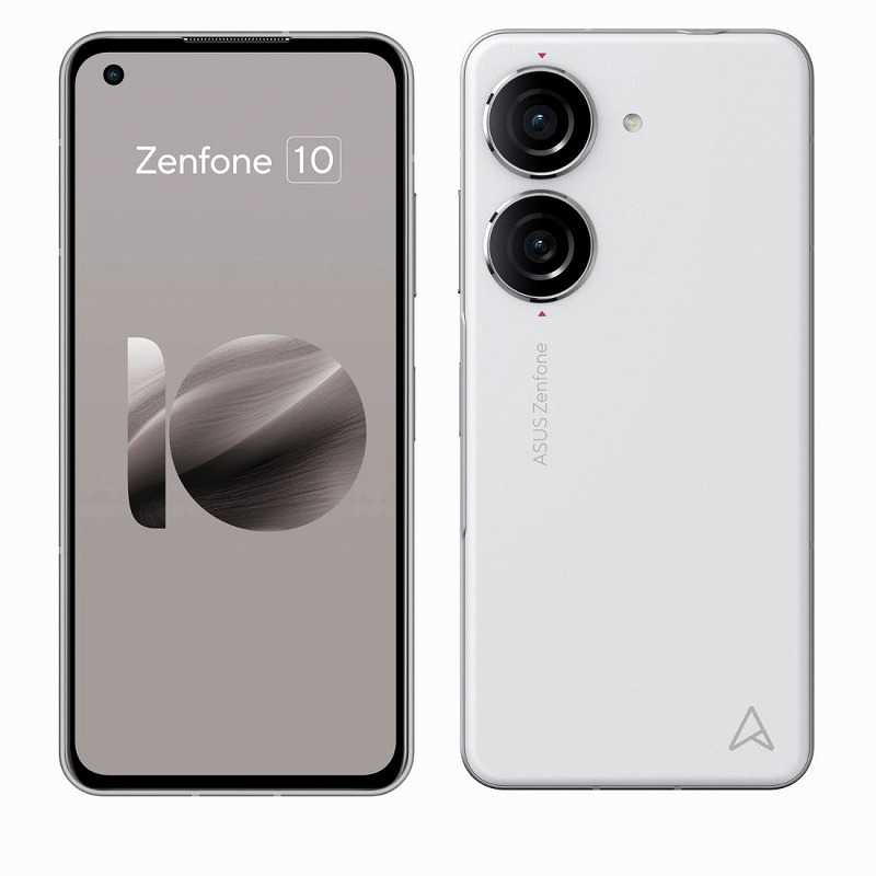 ASUS エイスース SIMフリースマートフォン Zenfone 10 Qualcomm Snapdragon 8 Gen 2 5.9インチ コメットホワイト ZF10-WH8S256