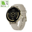 GARMIN@Venu 3S French Gray / Cream Gold(SuicaΉ)@010-02785-42