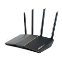 【商品解説】●高速WiFi6160MHz帯域と1024QAMに対応したデュアルバンド高速WiFi6ルーターが、WiFi6の全ポテンシャルを引き出します。2402Mbps(5GHz) ＋ 574(2.4GHz)で合計3000Mbpsのスピードを実現します。●広範囲をシームレスにカバーWiFi6スタンダードルーターがさらに広範囲をカバーします。ASUS独自のAiMesh対応機種と組み合わせる事により、一つのSSIDで家全体をカバー、シームレスな通信を実現します。●常に最新のセキュリティーTrendMicroの技術を採用したASUS独自のAiProtectionを搭載し、あなたのネットワークを様々な脅威から守ります。ホームネットワークにあるスマートデバイスにもプロテクションをかけることが可能です。●802.11 AX WiFi スタンダード160MHz帯域と1024QAMに対応したデュアルバンド高速WiFi6ルーターが、WiFi6の全ポテンシャルを引き出します。2402Mbps(5GHz) ＋ 574(2.4GHz)で合計3000Mbpsのスピードを実現、従来の802.11acより約1.5倍高速です。●高効率で広範囲をカバー従来のWiFi5のOFDMと比較して、WiFi6のOFDMAはデータ伝送の効率を高めることができます。WiFi5では、すべてのストリーミングパケットは1つのデバイスにしか伝送できませんでしたが、WiFi6のOFDMAによりすべてのパケットを複数のデバイスに同時に伝送することが可能です。さらに、すべてのチャネル内のデータセルが分割されコンパクトになったことにより、信号が最大80％遠くまで届き、より優れたカバレッジを提供できます。●革新的なキャパシティーWiFi6が持つMUMIMOテクノロジーにより、同時に多数のデバイスにストリームが可能となりました。多数のストリームが直接ユーザーに届き、レイテンシの少ないより良い環境を構築します。●Target Wake Time従来の無線技術では電波の検出を行うため、ワイヤレスのエリア内においては、インターネットに接続していない状態でもバッテリーの消費が発生していました。WiFi6のテクノロジーでは、スマートフォンを含むデバイスのバッテリーの消費を効率的に抑えることができます。●直感的なユーザーインターフェイス新しいASUSルーターアプリで、ルーターの設定やコネクションの診断、トラフィックの管理、さらにFWアップデートまで全てPCに接続することなく一つのアプリ上で実行可能です。セットアップから詳細設定まで一つのアプリで完了できます。●家全体をシームレスにカバーAiMeshは複数の無線ルーターを接続して、ご自宅全体に安定性と信頼性のあるWiFiを提供する新しい機能です。ASUS無線ルーターにメッシュネットワークを追加する新しいコンセプトは、常に新しい価値と創造性を追及するASUSの理念から生まれました。複数のASUSルーターを組み合わせて独自のメッシュネットワークを構築し、一つのSSID、一つのネットワークの様シームレスな通信が可能です。家全体をパワフルにカバーし、WiFiのデッドスペースを無くします。●ホームネットワークにセキュリティーをTrendMicroの技術を採用したASUS独自のAiProtectionを搭載し、ネットワークに強固なプロテクションを提供します。AiProtectionを使用することにより、フィッシングやスパイウェア、ハッキング等様々な脅威からネットワークを守り、ホームネットワークにさらなる安心を提供します。【スペック】●型式：RTAX57（RTAX57）●JANコード：0197105077607本体サイズ(幅×高さ×奥行)mm：230 x 206 x 134mm (アンテナあり) 230 x 56 x 134mm (アンテナなし)本体重量：374g接続台数：60利用間取り目安：〜4LDK/3階建無線規格：Wi-Fi 6(ax)/ac/n/a/g/b無線規格名称：Wi-Fi 6(ax)周波数：2.4/5GHz無線通信速度：2402Mbps (11ax/5GHz帯) 574Mbps (11ax/2.4GHz帯)アンテナ数(ストリーム数)：4本（外付け） 固定式LANポート数：4ポートLANポート規格：1GbpsIPv6：IPv6対応ビームフォーミング機能：ビームフォーミング機能ありMU-MIMO：MU-MIMOありワンタッチ接続機能：ワンタッチ接続機能ありセキュリティ規格：WPA3付属品：ACアダプター、LANケーブル、クイックスタートガイド、保証書【注意事項・特記事項】※修理・初期不良はメーカーサポートで承っております。(マウス単体・オーディオカバーは除く)商品のサポートに関するお問い合わせは下記サポートにご連絡ください。ASUSサポートTEL：0800-123-2787(固定電話からのご利用)TEL：0570-783-886(携帯電話・PHSなどからのご利用)この商品は宅配便でお届けする商品です出荷可能日から最短日時でお届けします。※出荷完了次第メールをお送りします。配送サービス提供エリアを調べることができます「エリア検索」をクリックして、表示された画面にお届け先の郵便番号7桁を入力してください。ご購入可能エリア検索お買い上げ合計3,980円以上で送料無料となります。※3,980円未満の場合は、一律550円（税込）となります。●出荷可能日から最短日時でお届けします。（日時指定は出来ません。）　※お届け時に不在だった場合は、「ご不在連絡票」が投函されます。　「ご不在連絡票」に記載された宅配業者の連絡先へ、再配達のご依頼をお願いいたします。●お届けは玄関先までとなります。●宅配便でお届けする商品をご購入の場合、不用品リサイクル回収はお受けしておりません。●全て揃い次第の出荷となりますので、2種類以上、または2個以上でのご注文の場合、出荷が遅れる場合があります。詳細はこちら■商品のお届けについて商品の到着日については、出荷完了メール内のリンク（宅配業者お荷物お問い合わせサービス）にてご確認ください。詳しいお届け目安を確認する1度の注文で複数の配送先にお届けすることは出来ません。※注文時に「複数の送付先に送る」で2箇所以上への配送先を設定した場合、すべてキャンセルとさせていただきます。