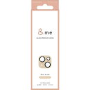 エレコム ELECOM iPhone 15(6.1インチ) レンズフィルム/ガラス/&Me/パレットカラー/カフェオレ PM-A23AFLLP1BE