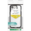 エレコム ELECOM iPhone 15 Pro(6.1インチ) ハイブリッド/背面クリア/゛ラック PM-A23CTSLFCSBK