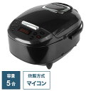 ダイアモンドヘッド　炊飯器 ［マイコン炊飯ジャー 極UMADAKI 5合炊き ブラック］ ［5合 /マイコン］　RM-210H-BK