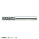 トラスコ中山 超硬バー 円筒型エンド刃 Φ3X刃長12.7X軸6 シングルカット TB1C030SE