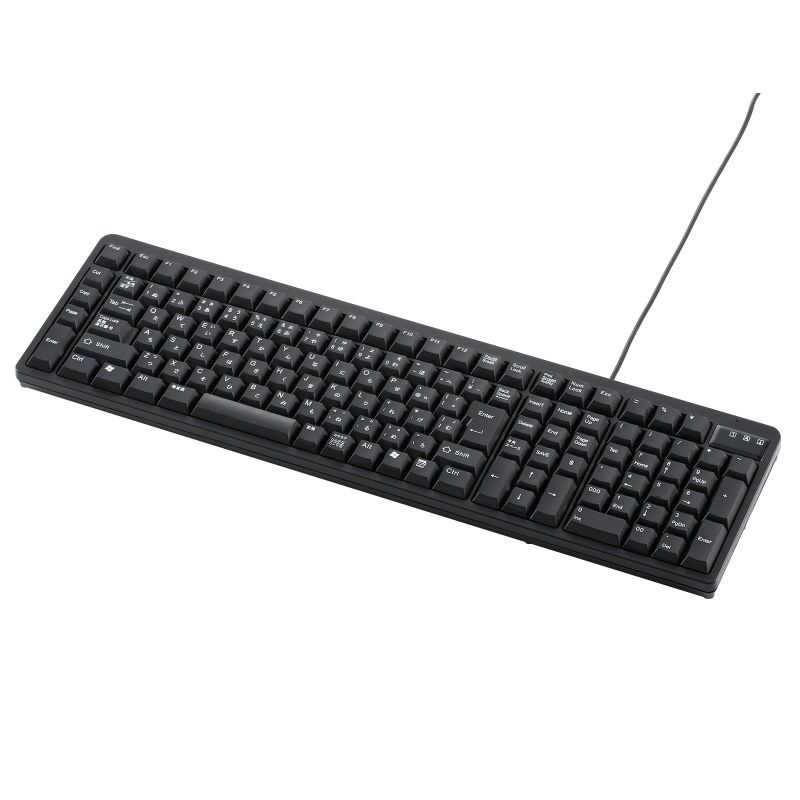 サンワサプライ　キーボード ショートカットキー付(Windows11対応) ［有線 /USB］ ブラ