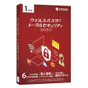 トレンドマイクロ　ウイルスバスター トータルセキュリティ スタンダード 1年版 PKG　TICEWWJGXSBUPN3700Z