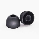 QDC　Tips Soft-fit Black M ［イヤーピース Mサイズ2ペア］ ブラック　QDC-EARTIPS-SOFT-BK-M