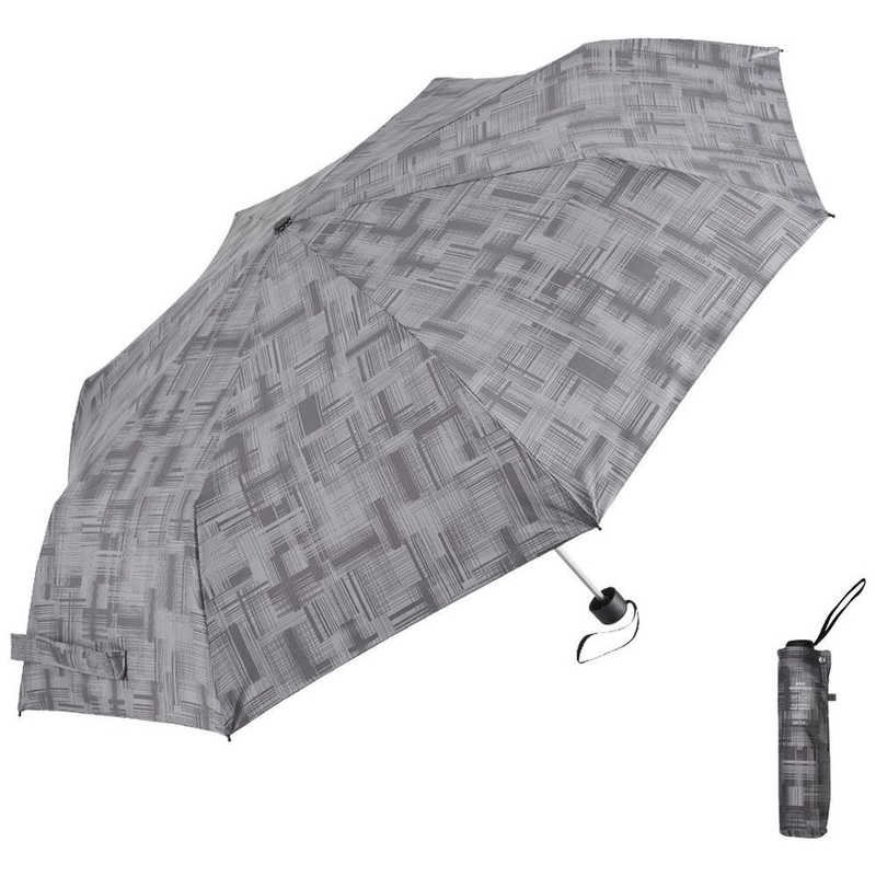 ウォーターフロント　ウインドレジスタンス 63cm 折 アッシュグレー［晴雨兼用傘 /63cm］　U363-0802GY1-BA
