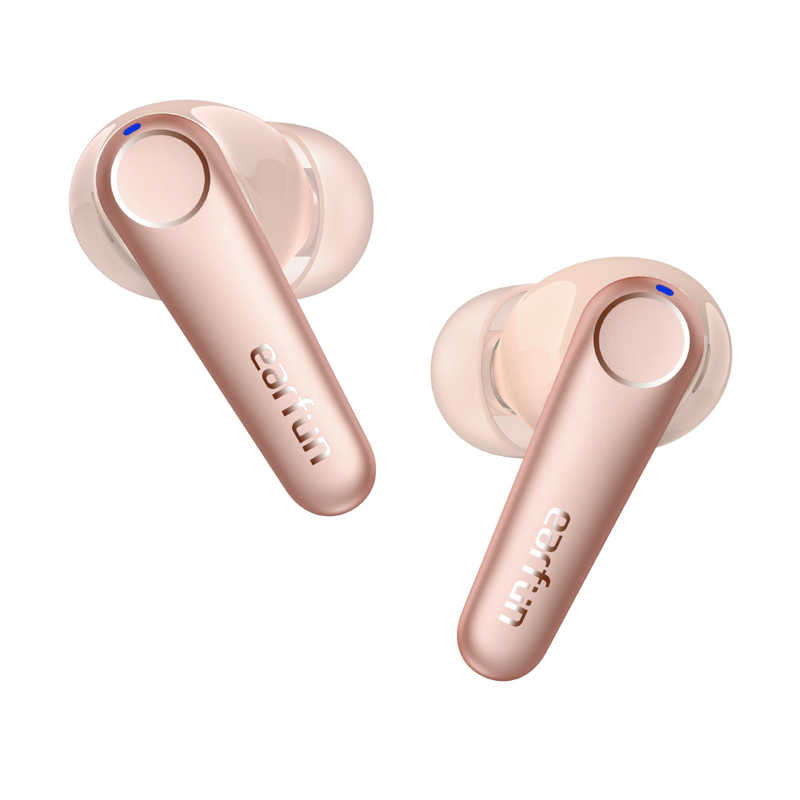 EarFun イヤーファン Air Pro 3 ピンク ワイヤレスイヤホン ノイズキャンセリング Bluetooth iPhone Android PC 通話 ノイズ 防水 マイク かわいい カナル型