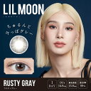 Pia (度あり/-6.00) リルムーン ワンデー ラスティグレー (BC8.6/DIA14.5) 10枚入 カラコン(4)