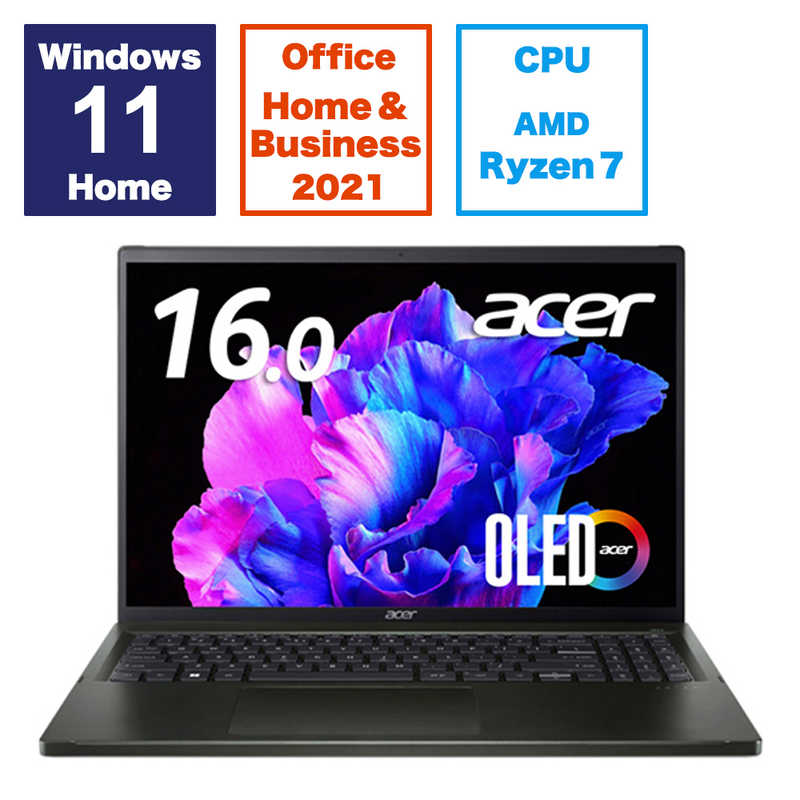 ACER Ρȥѥ ӥ֥å [16.0 /Win11 /AMD Ryzen 7 /ꡧ16GB /SSD5...