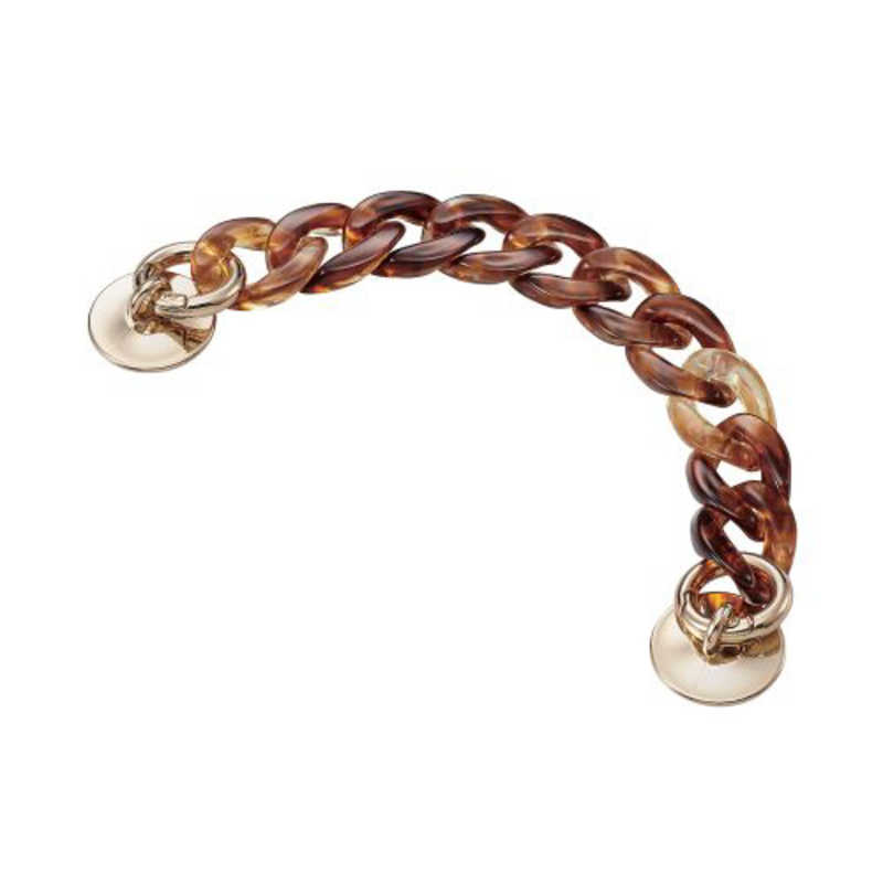 エレコム ELECOM スマホ ストラップ キーリングハンガー チェーン フラット 落下防止 長さ調整可能 ハンドストラップ ＆me ブラウン PSTKHCHSBR