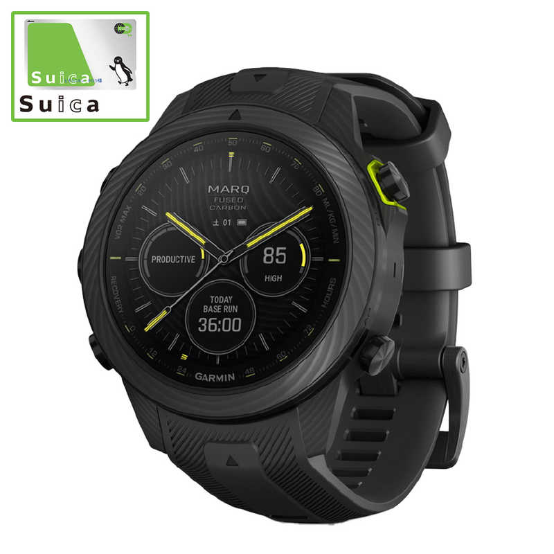 GARMIN　GPSスマートウォッチ MARQ Athlete Gen2 Carbon Edition Suica対応　010-02722-B2