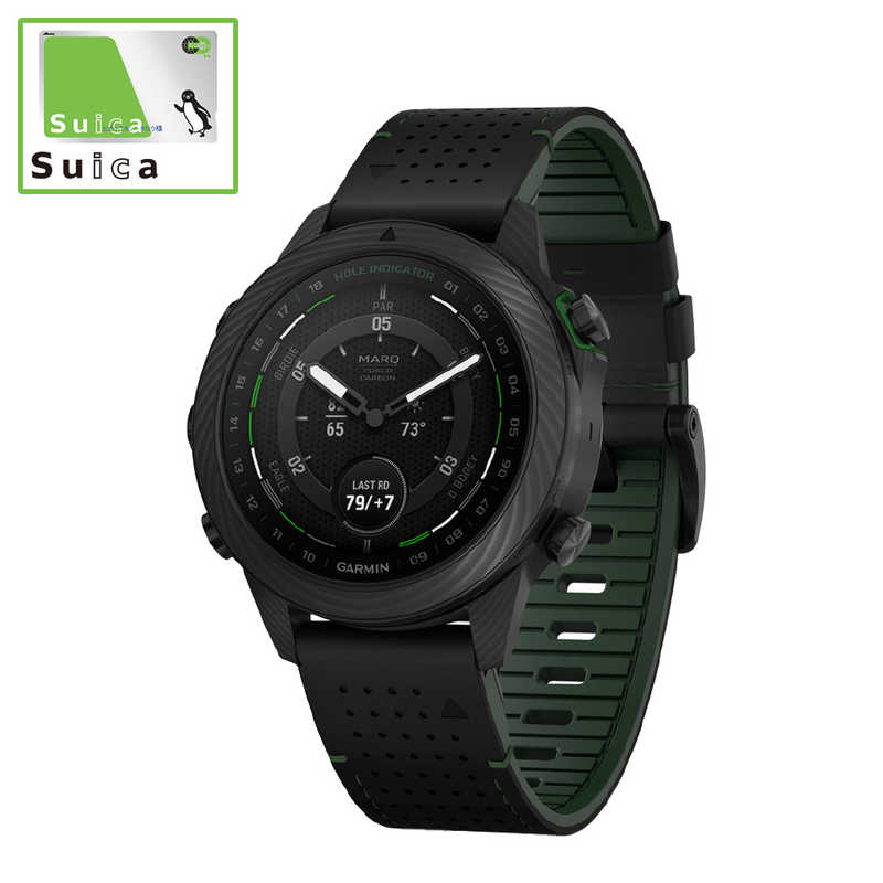 GARMIN GPSスマートウォッチ MARQ Golfer Gen2 Carbon Edition Suica対応 010-02722-C2