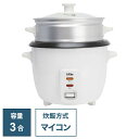 マクロス 炊飯器 3合 ライス&スチームクッカー ララクック マイコン MEK-76