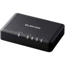 エレコム ELECOM Giga対応スイッチングハブ/3ポート/プラスチック筐体/小型/ブラック EHC-G03PA2-SB