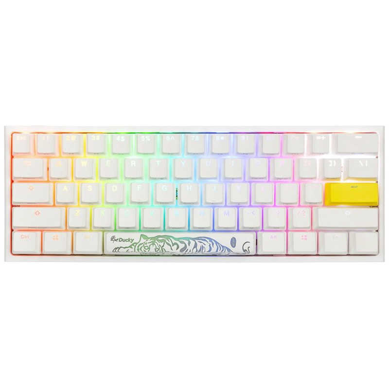 Ducky　One 2 Pro Mini RGB Pure White Cherry Silentred RGB　ONE2PROMINIPWSILENT