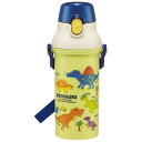 スケーター 抗菌直飲プラワンタッチボトル480ml ディノサウルス PSB5SANAG(3)