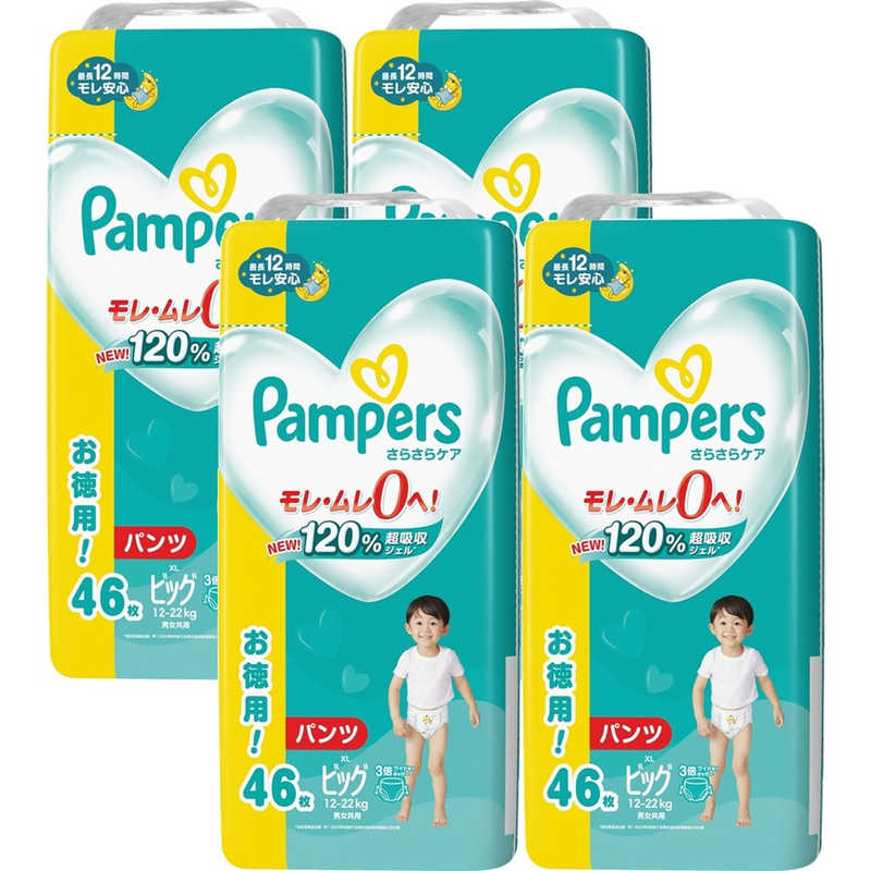 P＆G　(ケース販売)Pampers(パンパース)さらさらケア パンツ ウルトラジャンボ ビッグ(1 ...