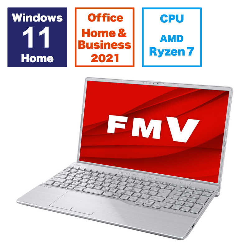 ٻ̡FUJITSUΡȥѥ FMV LIFEBOOK AH50/H3 ե󥷥С [15.6 /Win11 /AMD Ryzen 7 /ꡧ16GB /SSD256GB /Office]FMVA50H3S