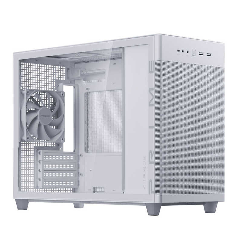 楽天コジマ楽天市場店ASUS エイスース　PCケース［Micro ATX /Mini-ITX］Prime AP201 Tempered Glass MicroATX Case ホワイト　AP201/PRIME/CASE/TG/WHITE