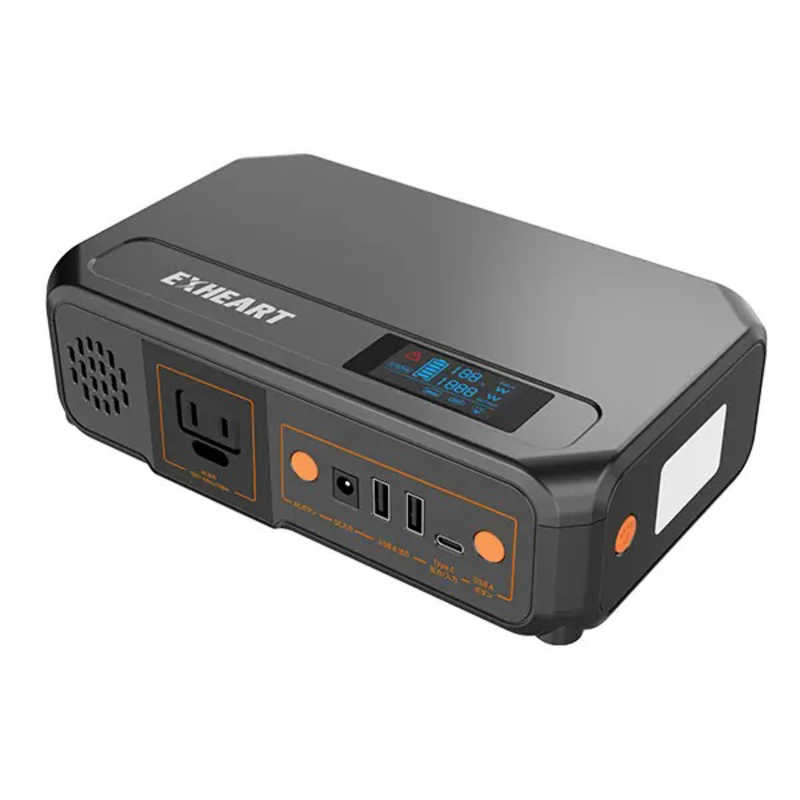 ポータブル電源 ［5出力 /DC・USB-C充電・ソーラー(別売) /USB Power Delivery対応］ ブラック EXPS-100BK