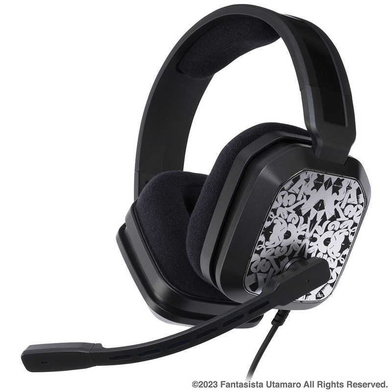 ^Cvc[@GAMING HEADSET~FANTASISTA UTAMARO BLACK mPS5/SWITCHn@T2-FUHS-BK