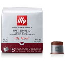 キーコーヒー illy(イリー) エスプレッソカプセル ダークロースト(インテンソ) 18個 18コ