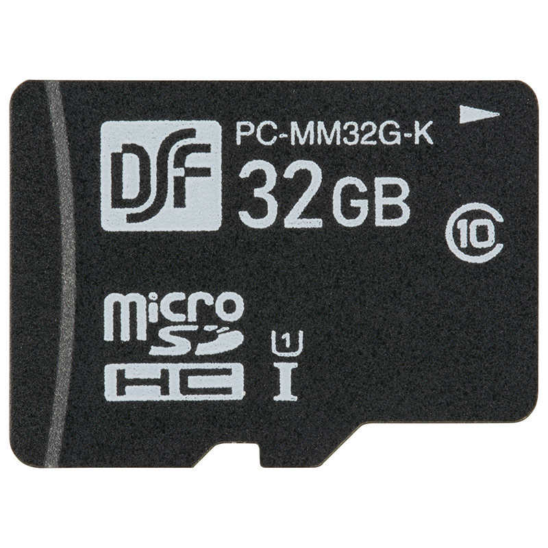 オーム電機　マイクロSDメモリーカード 32GB 高速データ転送 ［Class10 /32GB］　PC-MM32G-K