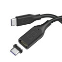 CIO　マグネットシリコンケーブル2m ブラック ［USB Power Delivery対応］　CIOSLMGCC2BK