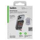 BELKIN iPhone用 MagSafe対応 ワイヤレスモバイルバッテリー BOOST↑CHARGE 5000mAh BPD004QCRD-DY