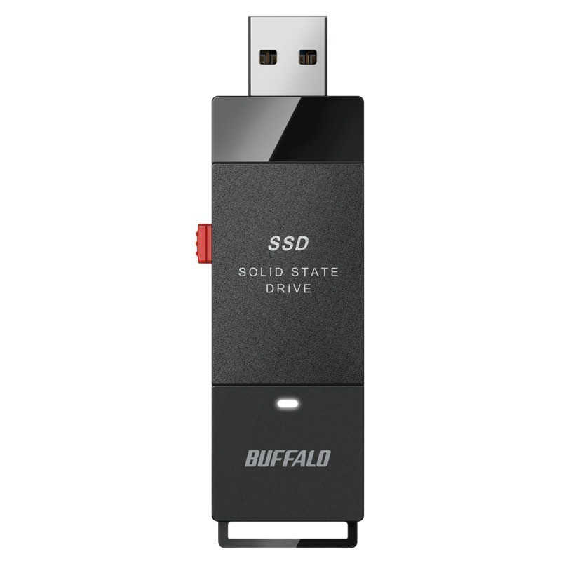 BUFFALO　SSD-SCT500U3-BA PC対応 USB3.2(Gen2)　TV録画 スティック型 TypeC付属　SSD-SCT500U3-BA - Image 2