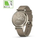 GARMIN Lily 2 Classic(リリー2 クラシック)スマートウォッチ (Suica対応) Coffee Nylon / Cream Gold 01...