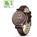 GARMIN Lily 2 Classic(リリー2 クラシック)スマートウォッチ (Suica対応) Mulberry Leather / Dark Bron...
