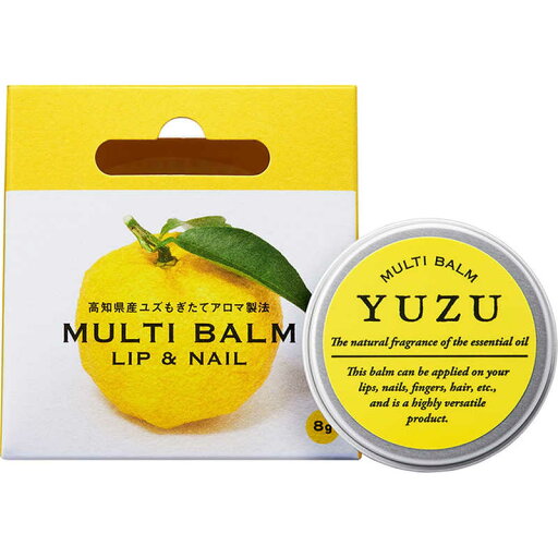 デイリーアロマジャパン 高知県産YUZU マルチバーム8G デイリーアロマジャパン 高知県産YUZU マルチバーム8G