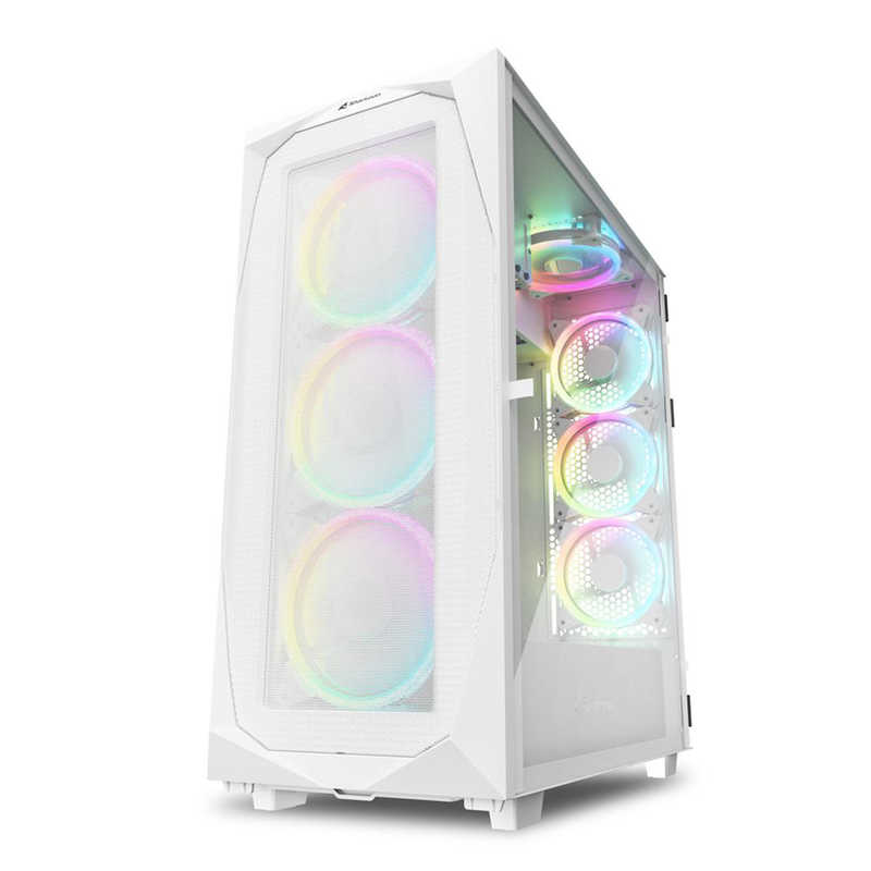 SHARKOON　PCケース［ATX /Micro ATX /Extended ATX /Mini-ITX］REV300 ホワイト　SHA-REV300WT