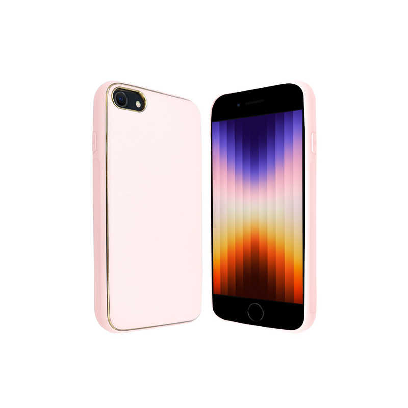 SHIZUKAWILL　iPhone SE(第3/2世代)8/7 EleganTone(エレガントーン)ケース ピンク　APIPSE3FC2PI