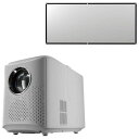 AREA@~[XLEDvWFN^[tbN100C`ȈՃXN[Zbg LED PROJECTOR4 SET zCg@MS-PJHD04ST-WH