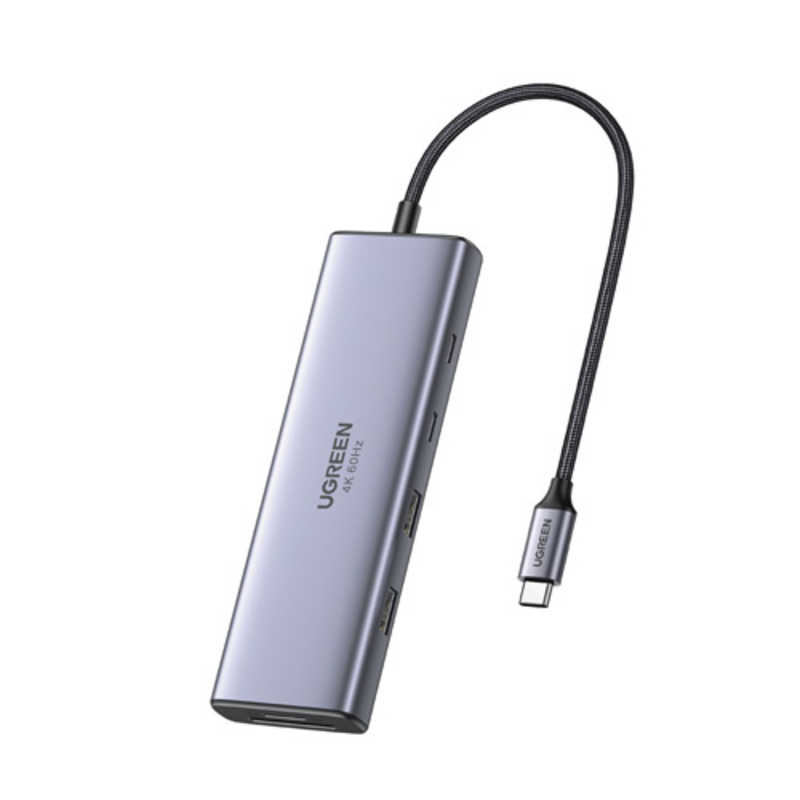 UGREEN　Revodok 9-in-1 USB-C ハブ 15375 グレー　UGR-OT-000018